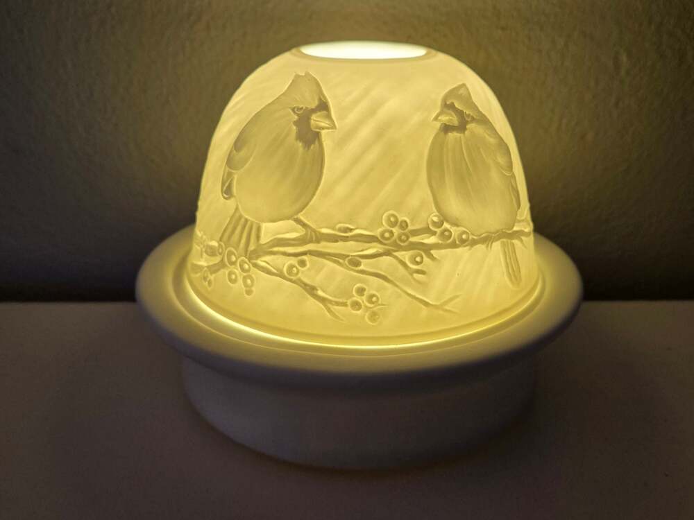 Roman Inc. Cardinals Dome Light Lithophane Lamp with LED Base